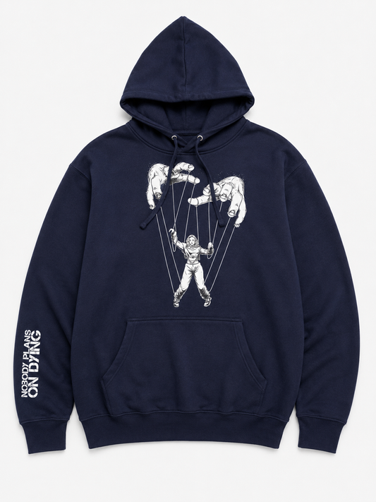 Puppet Hoodie in Navy Blue